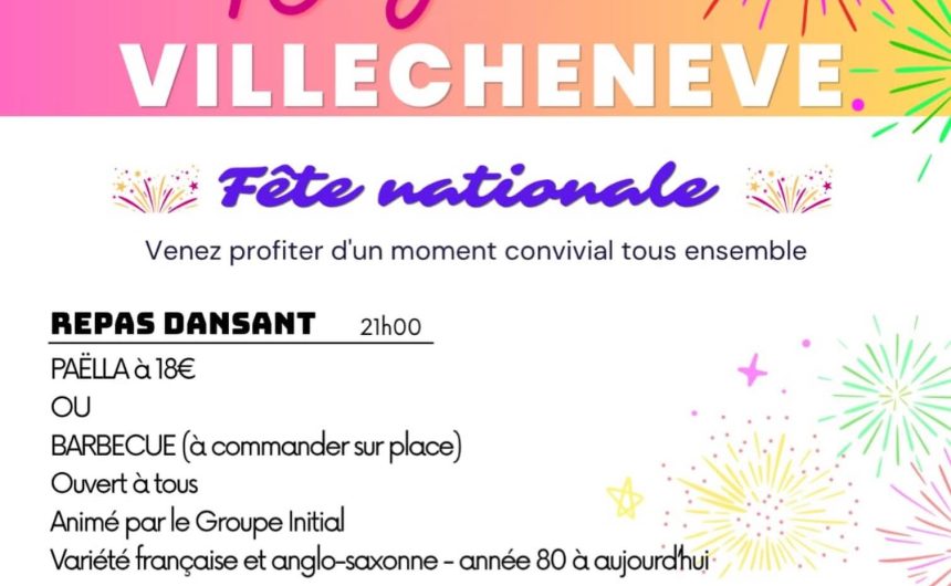 Programme de la fête du 13 juillet Programme de la fête du 13 juillet