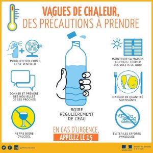 Précautions à prendre lors des vagues de chaleur Précautions à prendre lors des vagues de chaleur