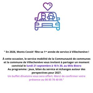 Monts Covoit&rsquo; fête sa première année – lundi 21 septembre 2026