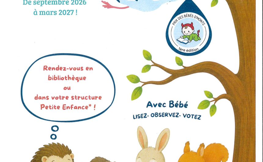 Prix littéraire Bébé D&rsquo;Monts